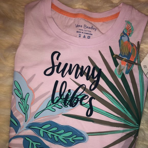 Vera Bradley Sunny Vibes Tank - New With Tags! - Picture 4 of 5